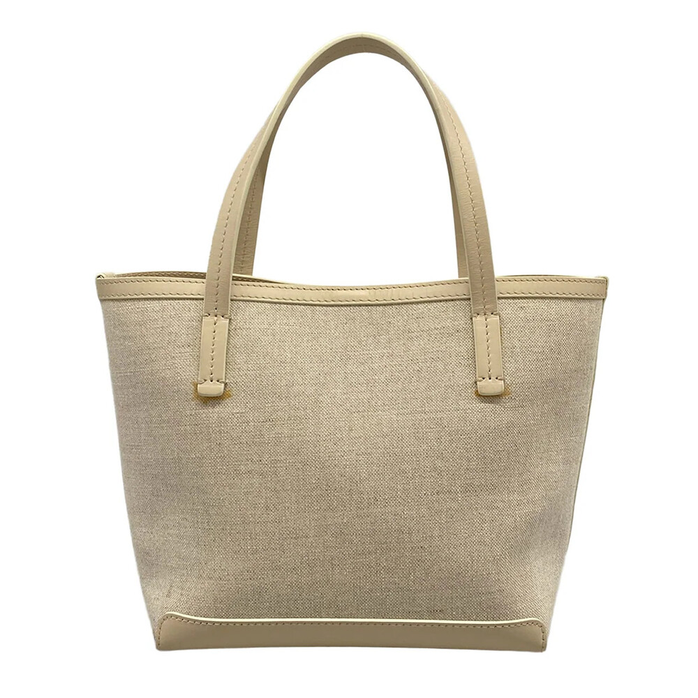 The Row Park Tote Small Cream Canvas #372670T14B